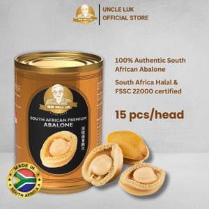 Uncle Luk Premium South African Abalone - 15 pcs/head